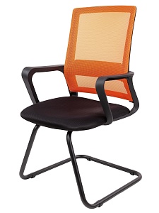 Офисное кресло CHAIRMAN 606 V, ткань/сетка, оранжевый